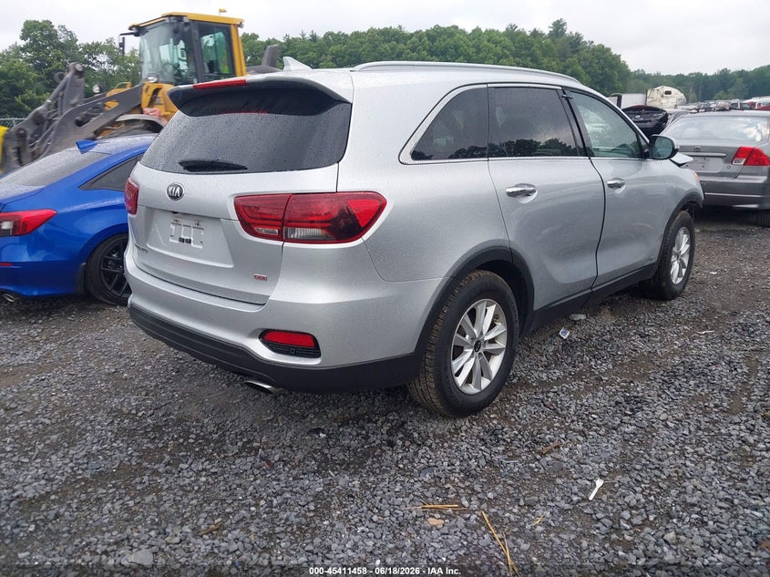 2019 Kia Sorento VIN 5XYPGDA34KG591344 IAAI salvage auction — FRONT END, Salvage Title, sold $2,250 on 2026-07-26 (photo 4)