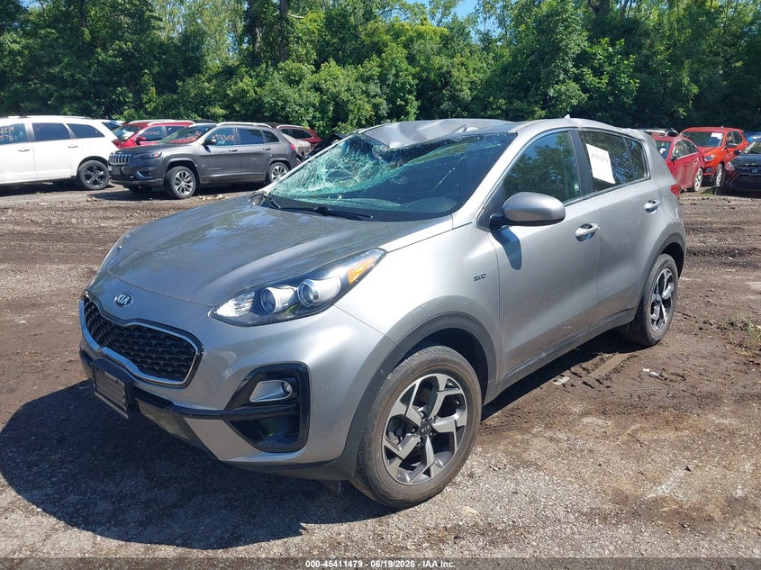 2020 Kia Sportage VIN KNDPMCAC8L7790690 IAAI salvage auction — ROOF, Salvage (Ohio), sold $3,400 on 2026-07-14 (photo 2)
