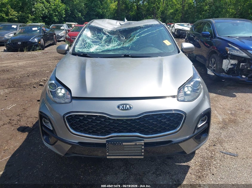 2020 Kia Sportage VIN KNDPMCAC8L7790690 IAAI salvage auction — ROOF, Salvage (Ohio), sold $3,400 on 2026-07-14 (photo 6)