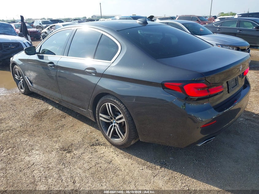2021 BMW 5er VIN WBA53BH09MWX10107 IAAI salvage auction — REAR END, Original (Texas), sold $16,100 on 2026-09-02 (photo 3)