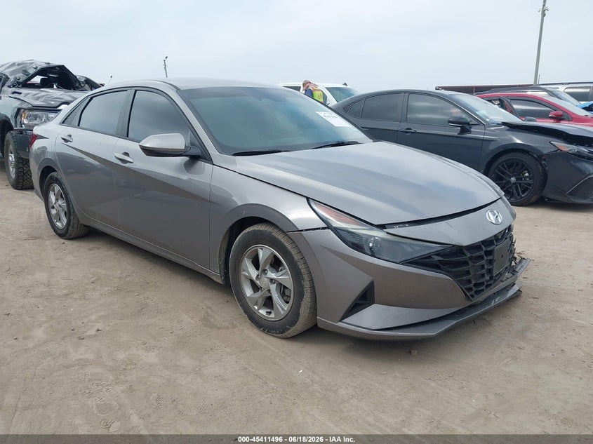 2021 Hyundai Elantra VIN KMHLL4AG3MU190460 IAAI salvage auction — FRONT END, Salvage Title, sold $1,550 on 2026-07-28 (photo 1)
