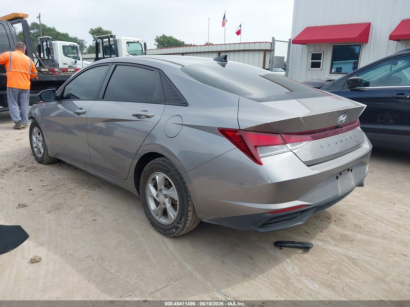 2021 Hyundai Elantra VIN KMHLL4AG3MU190460 IAAI salvage auction — FRONT END, Salvage Title, sold $1,550 on 2026-07-28 (photo 3)