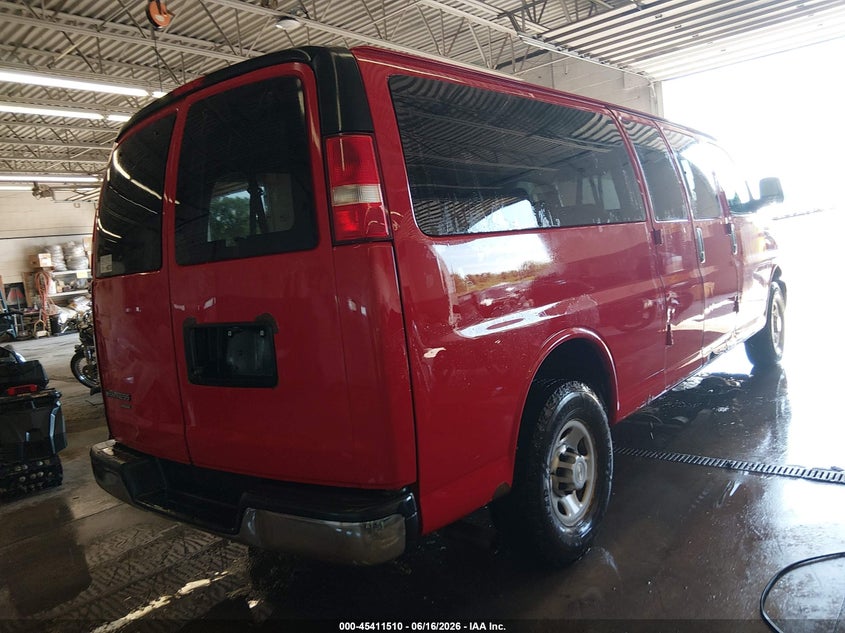 2016 Chevrolet Express 3500 VIN 1GAZGNFF5G1283715 IAAI salvage auction — LEFT FRONT, Sf97 (New York), sold $7,250 on 2026-08-31 (photo 4)