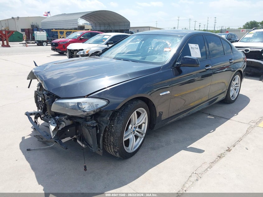 2013 BMW 5er VIN WBAFR7C50DC829541 IAAI salvage auction — FRONT END, Salvage Title, sold $575 on 2026-07-29 (photo 2)