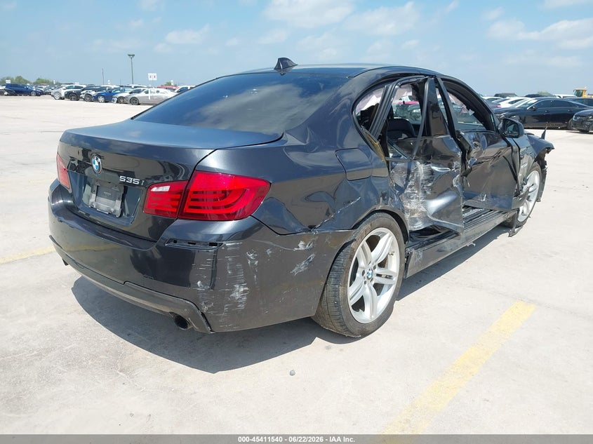2013 BMW 5er VIN WBAFR7C50DC829541 IAAI salvage auction — FRONT END, Salvage Title, sold $575 on 2026-07-29 (photo 4)