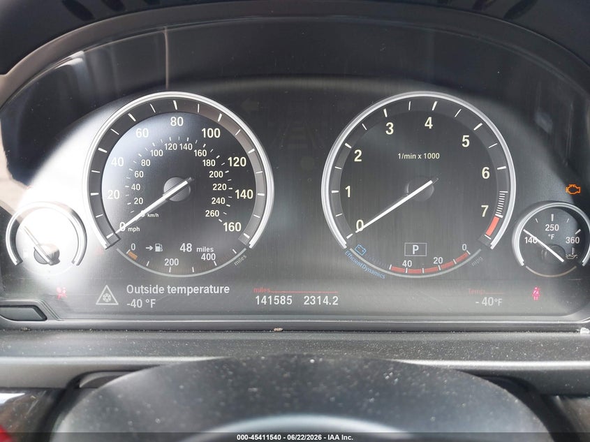 2013 BMW 5er VIN WBAFR7C50DC829541 IAAI salvage auction — FRONT END, Salvage Title, sold $575 on 2026-07-29 (photo 7)