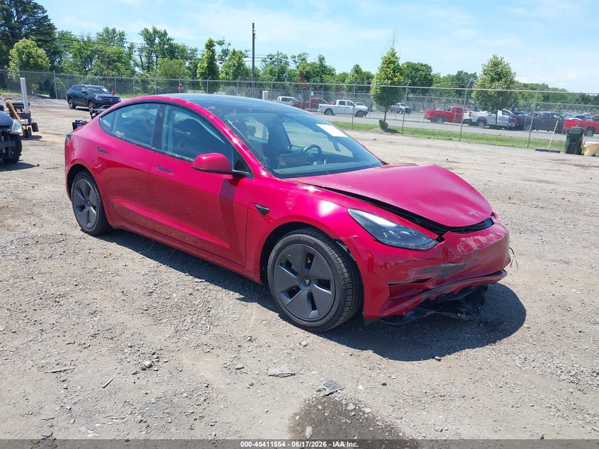 2023 Tesla Model 3 VIN 5YJ3E1EA8PF642046 IAAI salvage auction — FRONT END, Salvage (Virginia), sold $5,350 on 2026-07-16 (photo 1)