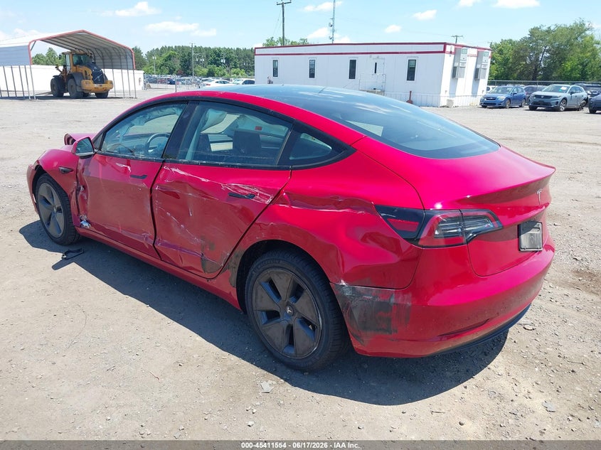 2023 Tesla Model 3 VIN 5YJ3E1EA8PF642046 IAAI salvage auction — FRONT END, Salvage (Virginia), sold $5,350 on 2026-07-16 (photo 3)