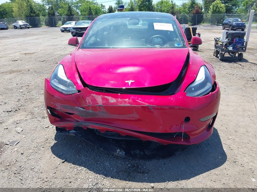 2023 Tesla Model 3 VIN 5YJ3E1EA8PF642046 IAAI salvage auction — FRONT END, Salvage (Virginia), sold $5,350 on 2026-07-16 (photo 6)