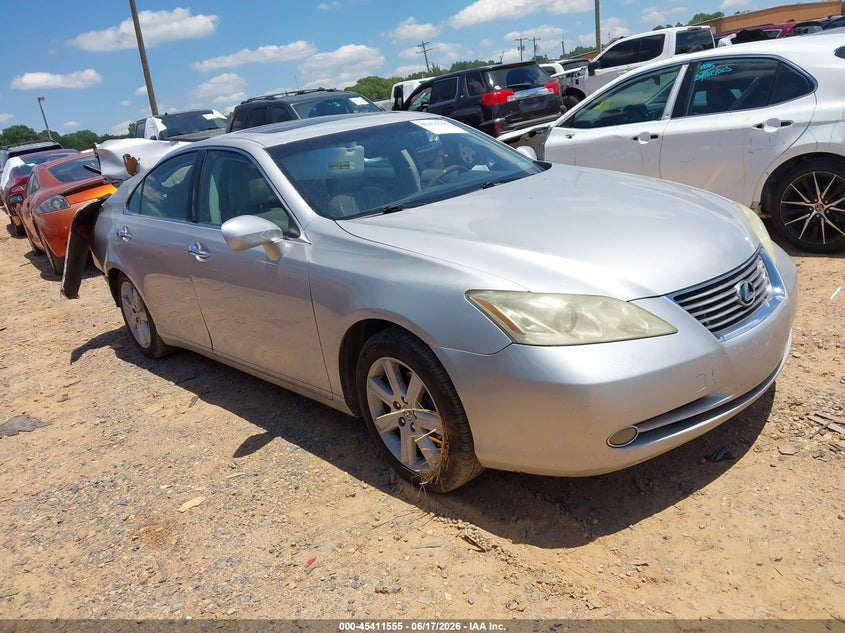 2008 Lexus ES VIN JTHBJ46G582197585 IAAI salvage auction — REAR END, Salvage (North Carolina), sold $725 on 2026-07-20 (photo 1)