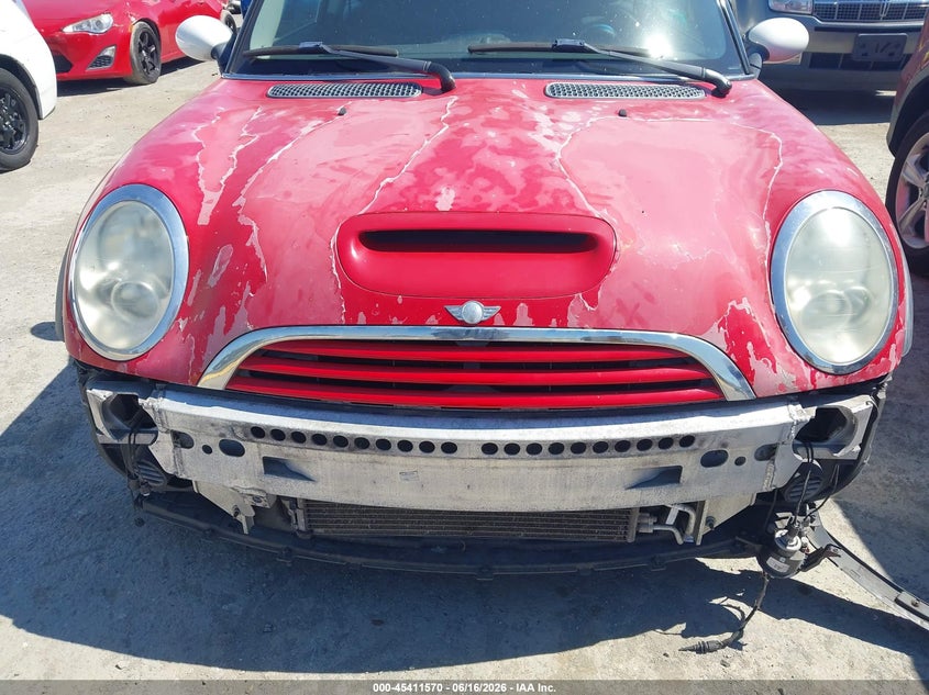 2006 Mini Cooper VIN WMWRE33596TN27637 IAAI salvage auction — NORMAL WEAR, Clear - Dealer Only (California), sold $475 on 2026-07-09 (photo 6)
