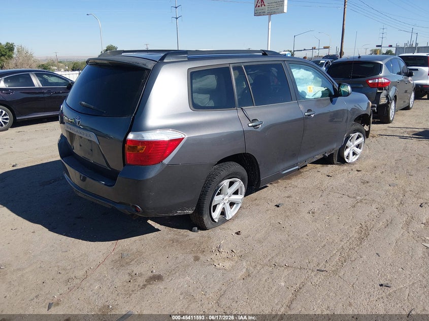 2010 Toyota Highlander VIN 5TDZK3EH5AS016484 IAAI salvage auction — NORMAL WEAR, Clear (Texas), sold $750 on 2026-07-13 (photo 4)