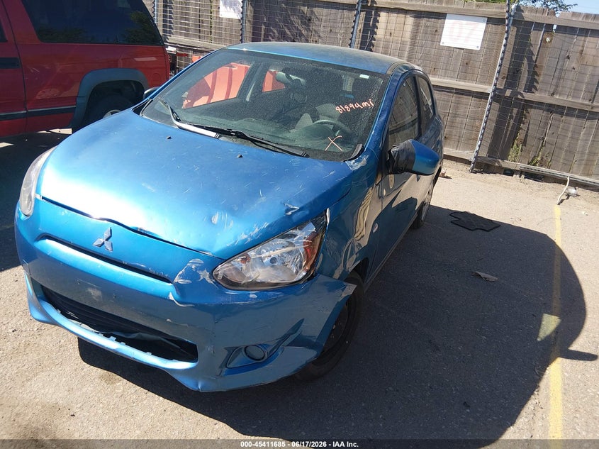 2015 Mitsubishi Mirage VIN ML32A3HJ0FH048454 IAAI salvage auction — NORMAL WEAR, Clear (Colorado), sold $475 on 2026-07-28 (photo 2)