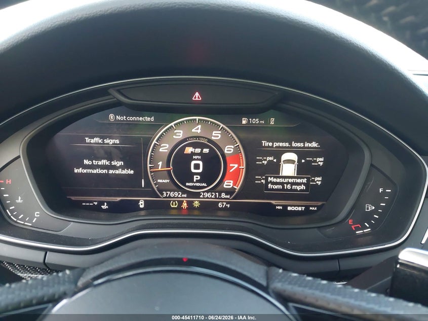 2019 Audi Rs5 VIN WUABWCF54KA900217 IAAI salvage auction — REAR END, Salvage Title, sold $19,300 on 2026-07-17 (photo 7)
