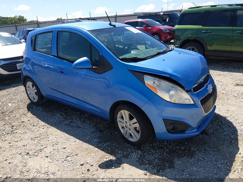 2014 Chevrolet Spark VIN KL8CB6S93EC584592 IAAI salvage auction — FRONT END, Clear (Arkansas), sold $175 on 2026-07-23 (photo 1)