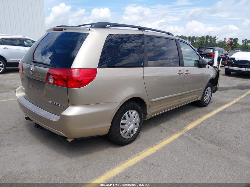 2006 Toyota Sienna VIN 5TDZA23C26S457033 IAAI salvage auction — FRONT END, Salvage (South Carolina), sold $575 on 2026-07-15 (photo 4)