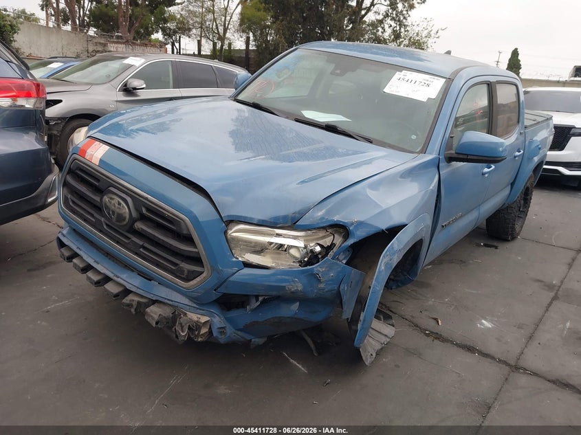 2019 Toyota Tacoma VIN 3TMAZ5CN4KM096018 IAAI salvage auction — LEFT FRONT, Salvage Certificate (California), sold $7,100 on 2026-07-25 (photo 2)