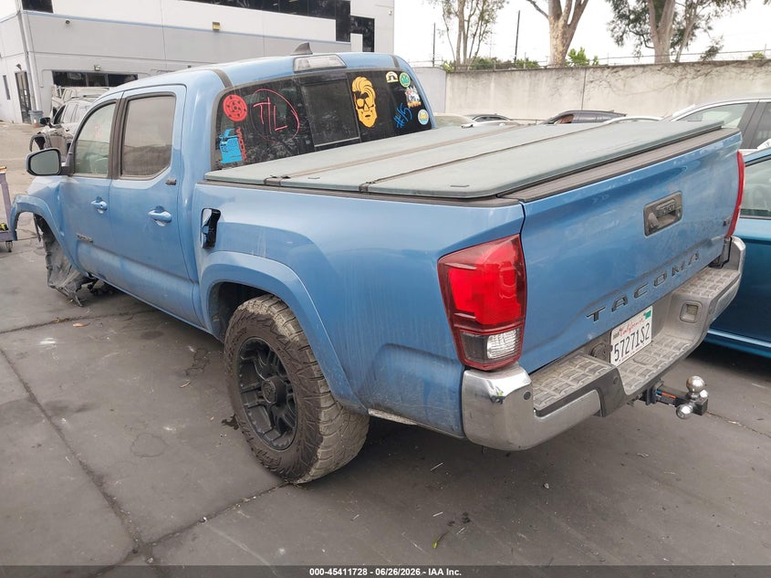 2019 Toyota Tacoma VIN 3TMAZ5CN4KM096018 IAAI salvage auction — LEFT FRONT, Salvage Certificate (California), sold $7,100 on 2026-07-25 (photo 3)