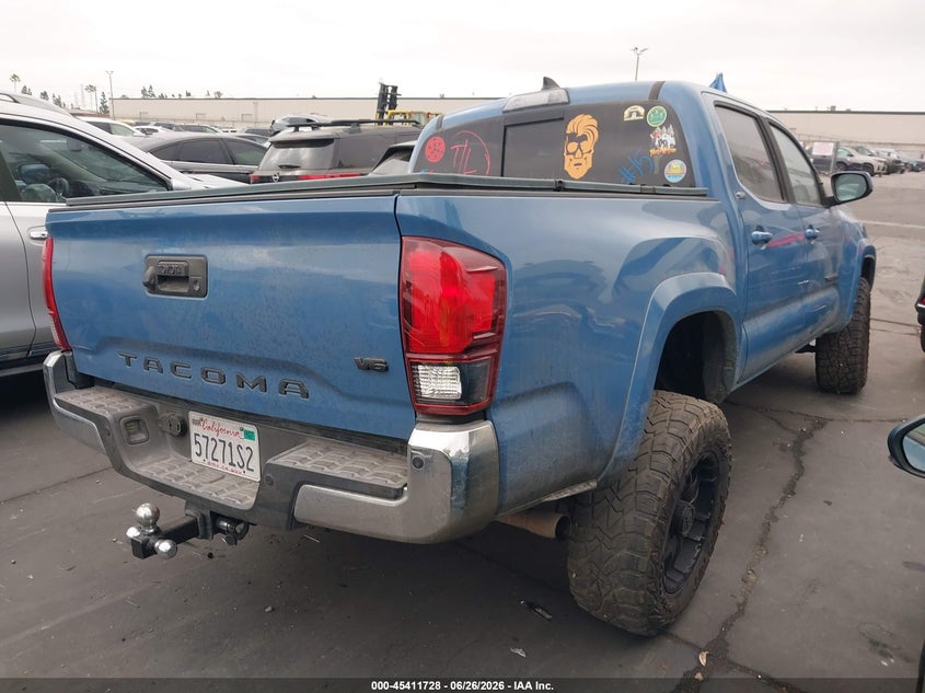 2019 Toyota Tacoma VIN 3TMAZ5CN4KM096018 IAAI salvage auction — LEFT FRONT, Salvage Certificate (California), sold $7,100 on 2026-07-25 (photo 4)