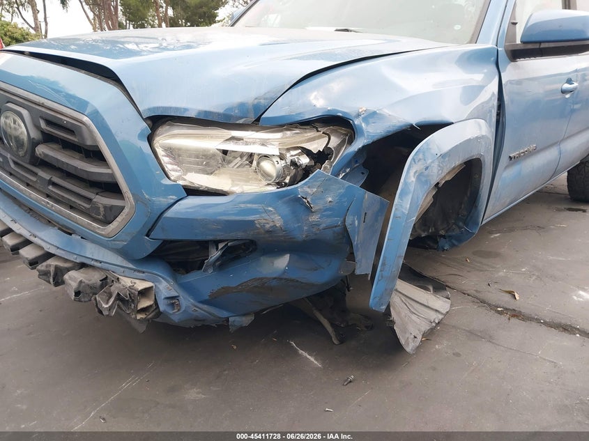 2019 Toyota Tacoma VIN 3TMAZ5CN4KM096018 IAAI salvage auction — LEFT FRONT, Salvage Certificate (California), sold $7,100 on 2026-07-25 (photo 6)