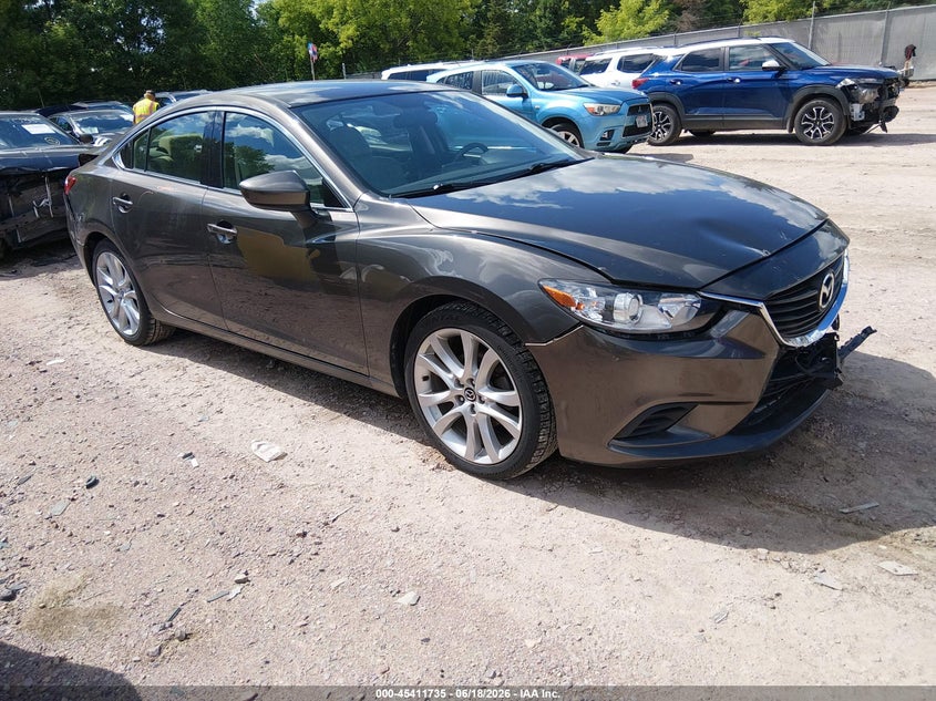 2016 Mazda 6 VIN JM1GJ1V55G1412750 IAAI salvage auction — FRONT & REAR, Junk Bill Of Sale Mv2459 (Wisconsin), sold $1,075 on 2026-07-15 (photo 1)
