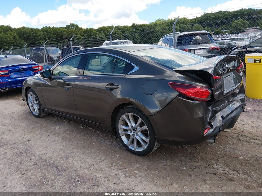 2016 Mazda 6 VIN JM1GJ1V55G1412750 IAAI salvage auction — FRONT & REAR, Junk Bill Of Sale Mv2459 (Wisconsin), sold $1,075 on 2026-07-15 (photo 3)