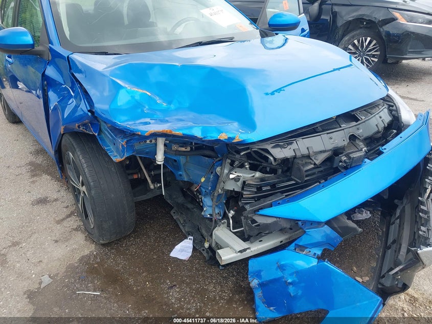 2022 Nissan Sentra VIN 3N1AB8CV2NY317329 IAAI salvage auction — FRONT END, Salvage Title, sold $1,150 on 2026-08-02 (photo 6)