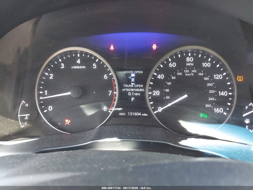 2014 Lexus VIN JTHBK1GG8E2120019 IAAI salvage auction — LEFT & RIGHT, Salvage Title, sold $50 on 2026-07-28 (photo 7)
