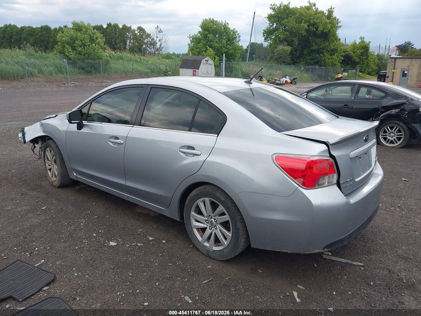 2015 Subaru Impreza VIN JF1GJAC69FH007921 IAAI salvage auction — FRONT & REAR, Mv-907A (New York), sold $25 on 2026-07-30 (photo 3)