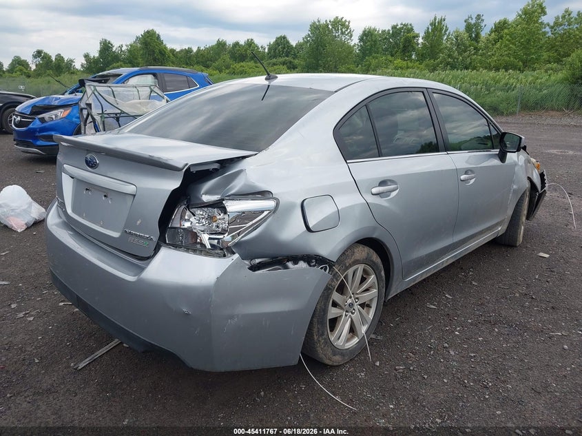 2015 Subaru Impreza VIN JF1GJAC69FH007921 IAAI salvage auction — FRONT & REAR, Mv-907A (New York), sold $25 on 2026-07-30 (photo 6)