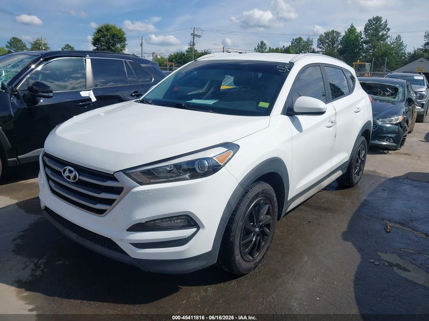 2018 Hyundai Tucson VIN KM8J33A47JU656121 IAAI salvage auction — THEFT, Salvage Title, sold $1,900 on 2026-07-27 (photo 2)