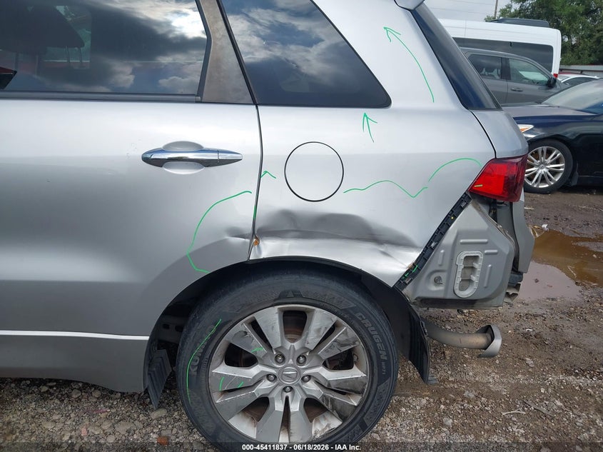 2012 Acura Rdx VIN 5J8TB1H57CA000252 IAAI salvage auction — REAR END, Original (Texas), sold $25 on 2026-07-23 (photo 6)