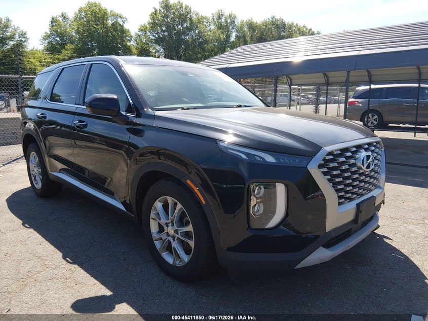 2021 Hyundai Palisade VIN KM8R1DHE2MU213151 IAAI salvage auction — LEFT FRONT, Salvage Title, sold $7,100 on 2026-07-30 (photo 1)