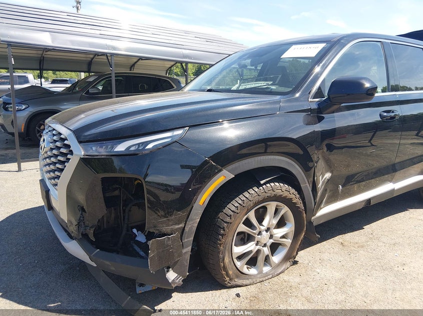 2021 Hyundai Palisade VIN KM8R1DHE2MU213151 IAAI salvage auction — LEFT FRONT, Salvage Title, sold $7,100 on 2026-07-30 (photo 6)