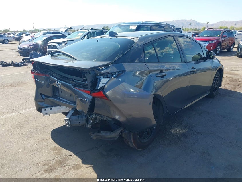 2020 Toyota Prius VIN JTDKARFU9L3122802 IAAI salvage auction — REAR END, Salvage (Arizona), sold $3,850 on 2026-07-14 (photo 4)