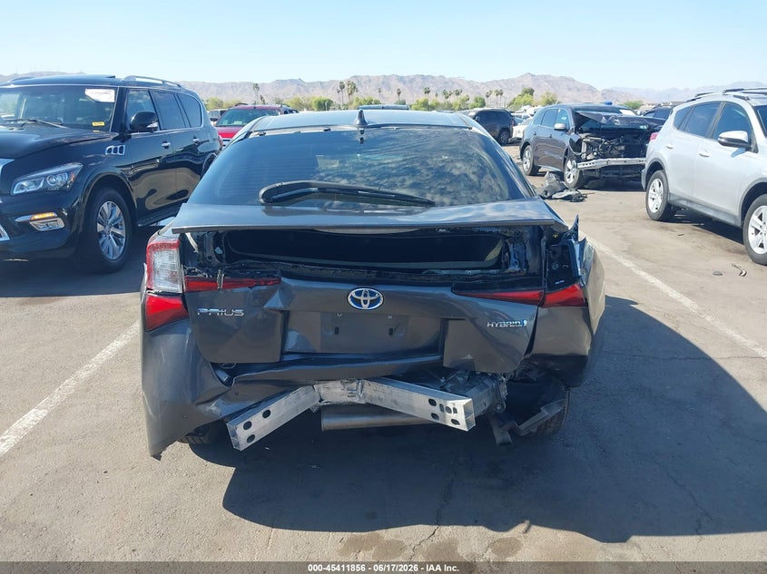 2020 Toyota Prius VIN JTDKARFU9L3122802 IAAI salvage auction — REAR END, Salvage (Arizona), sold $3,850 on 2026-07-14 (photo 6)