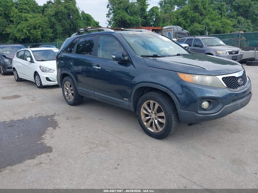 2011 Kia Sorento VIN 5XYKUDA24BG037036 IAAI salvage auction — NORMAL WEAR, Clear (Maryland), sold $875 on 2026-07-09 (photo 1)