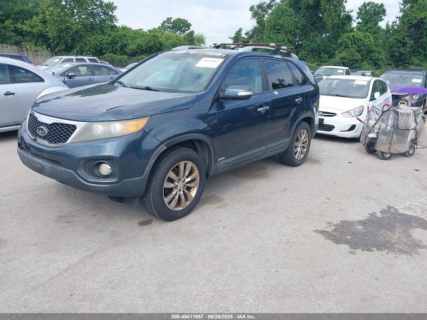 2011 Kia Sorento VIN 5XYKUDA24BG037036 IAAI salvage auction — NORMAL WEAR, Clear (Maryland), sold $875 on 2026-07-09 (photo 2)