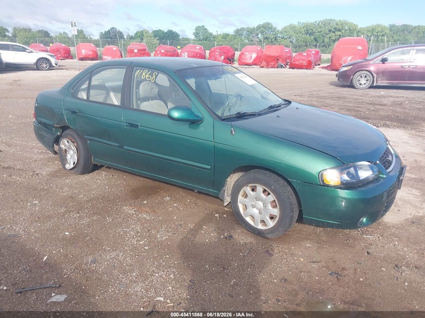 2002 Nissan Sentra VIN 3N1CB51D12L622802 IAAI salvage auction — RIGHT REAR, Junk Bill Of Sale Mv2459 (Wisconsin), sold $25 on 2026-07-09 (photo 1)