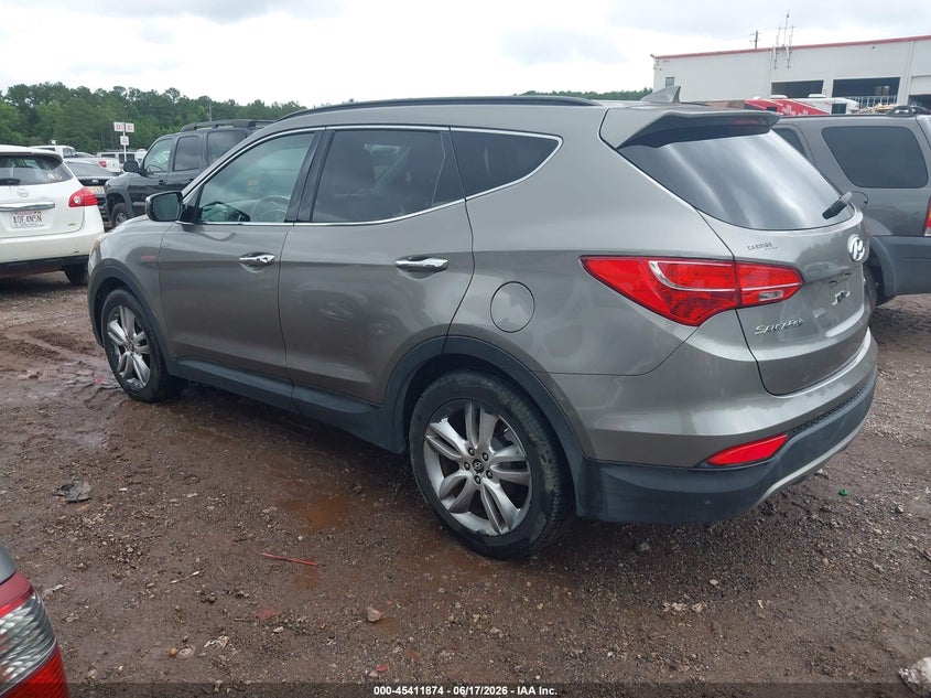 2013 Hyundai Santa fe VIN 5XYZUDLA5DG005394 IAAI salvage auction — RIGHT REAR, Clear (Alabama), sold $775 on 2026-07-08 (photo 3)