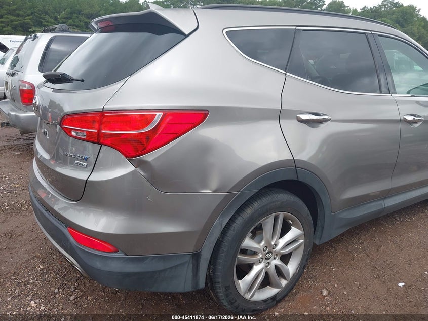 2013 Hyundai Santa fe VIN 5XYZUDLA5DG005394 IAAI salvage auction — RIGHT REAR, Clear (Alabama), sold $775 on 2026-07-08 (photo 6)