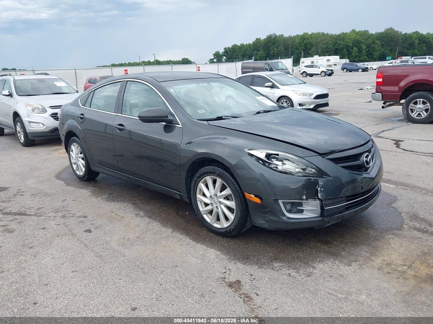 2012 Mazda 6 VIN 1YVHZ8DH5C5M43527 IAAI salvage auction — FRONT END, Clear (Indiana), sold $925 on 2026-07-18 (photo 1)