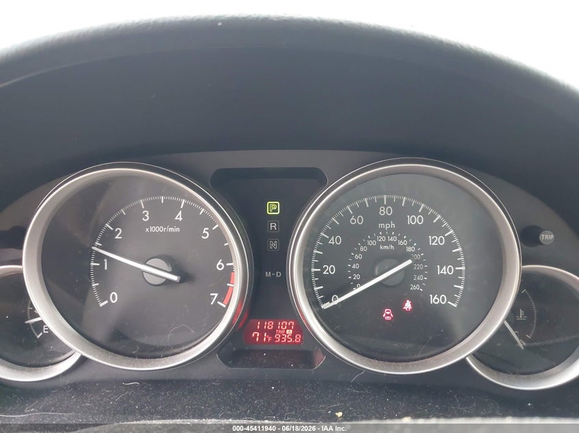 2012 Mazda 6 VIN 1YVHZ8DH5C5M43527 IAAI salvage auction — FRONT END, Clear (Indiana), sold $925 on 2026-07-18 (photo 7)