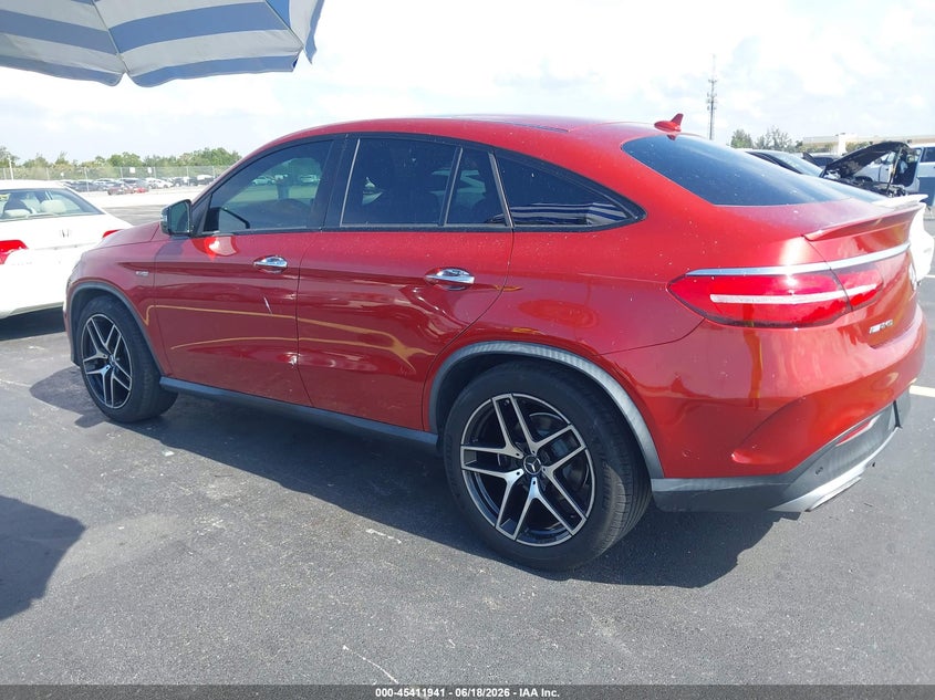 2018 Mercedes-benz Amg gle coupe VIN 4JGED6EBXJA091518 IAAI salvage auction — SIDE, Rebuildable (Florida), sold $20,325 on 2026-07-16 (photo 3)