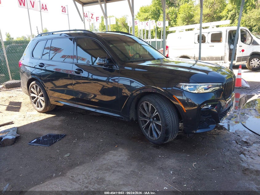 2022 BMW X7 VIN 5UXCX6C02N9M97304 — IAAI salvage auction photo