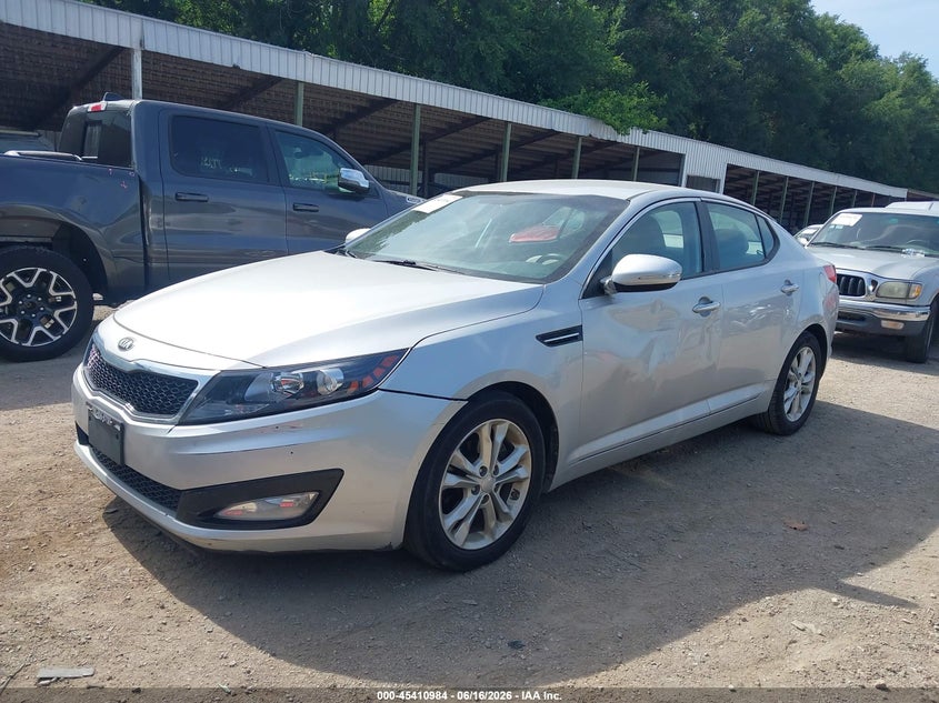 2013 Kia Optima VIN 5XXGM4A77DG190857 IAAI salvage auction — NORMAL WEAR, Clear (Kansas), sold $475 on 2026-07-29 (photo 2)