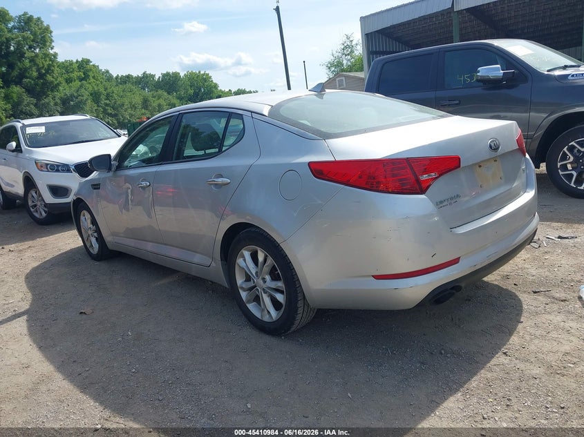 2013 Kia Optima VIN 5XXGM4A77DG190857 IAAI salvage auction — NORMAL WEAR, Clear (Kansas), sold $475 on 2026-07-29 (photo 3)