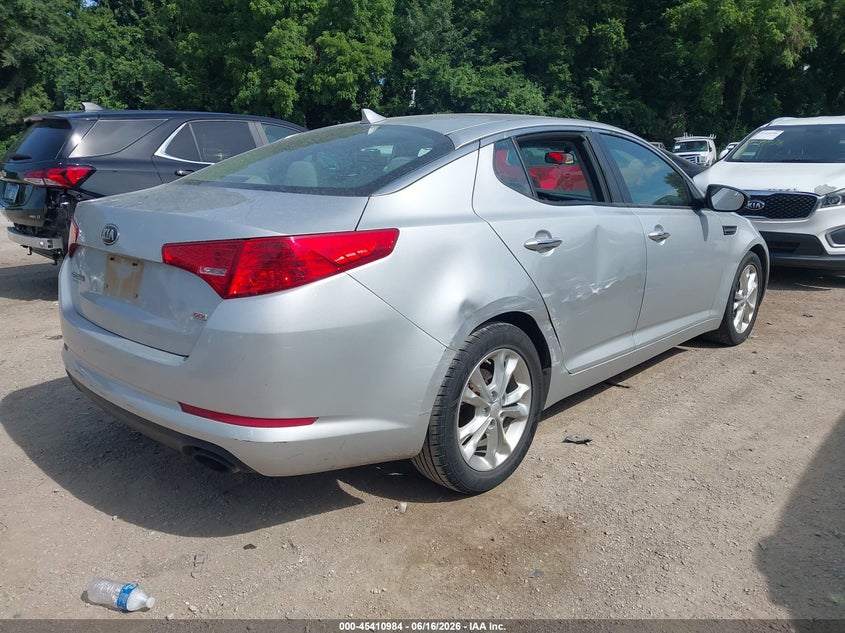 2013 Kia Optima VIN 5XXGM4A77DG190857 IAAI salvage auction — NORMAL WEAR, Clear (Kansas), sold $475 on 2026-07-29 (photo 4)