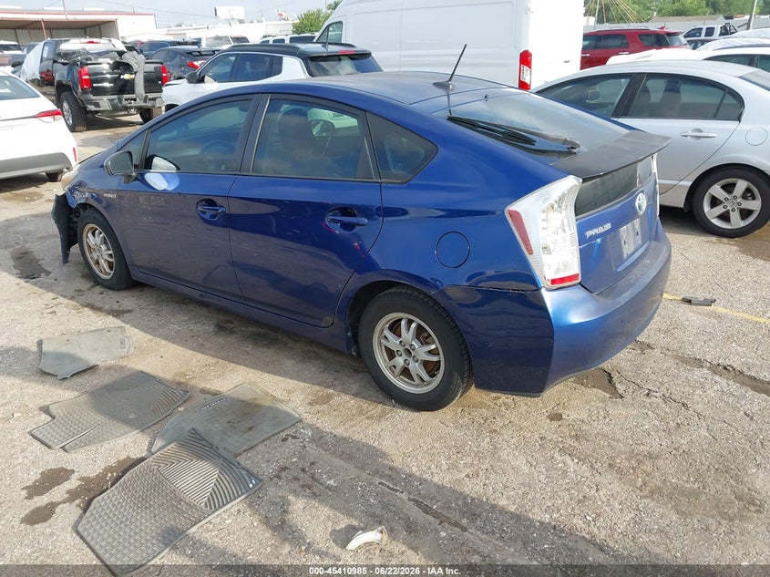 2011 Toyota Prius VIN JTDKN3DU4B0314990 IAAI salvage auction — FRONT END, Salvage (Texas), sold $775 on 2026-07-15 (photo 3)