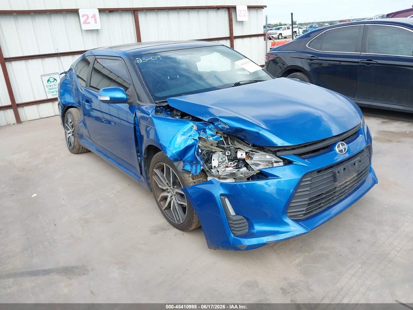 2015 Scion Tc VIN JTKJF5C71F3093801 IAAI salvage auction — SIDE, Salvage Title, sold $650 on 2026-08-23 (photo 1)